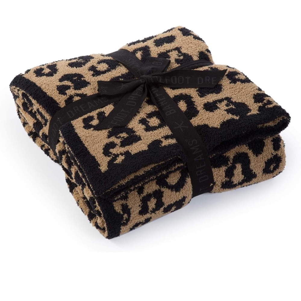 Barefoot Dreams in The Wild Leopard Throw Blanket 54" X 72"